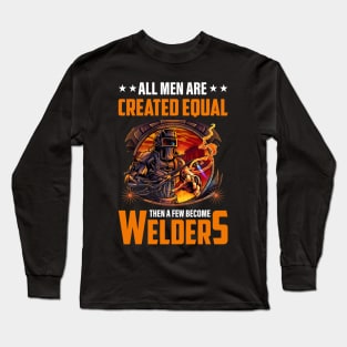 Welder Men Funny Saying Long Sleeve T-Shirt